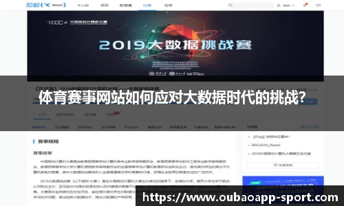 体育赛事网站如何应对大数据时代的挑战？
